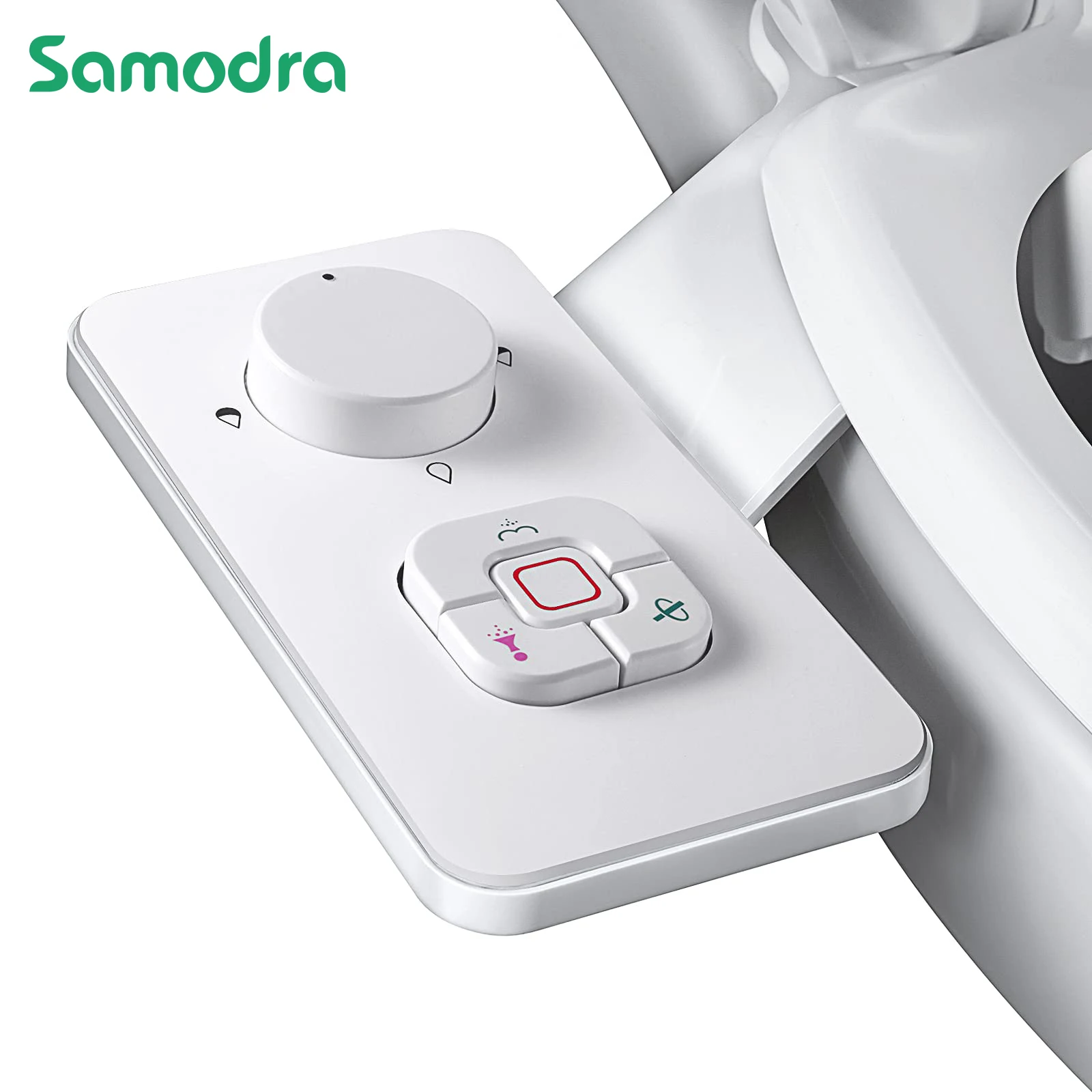 Samodra WC Bidet Dusche ultra dünne Bidet Toiletten sitz befestigung nicht elektrische Bidet Sprayer Doppel düsen Frontal & Heck wäsche