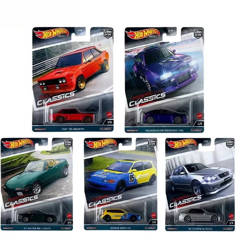 Original Hot Wheels Premium Car Culture Modern Classic 1/64 Spielzeug für Jungen Diecast Volkswagen Corrado Mazda MX5 Miata Honda Civic