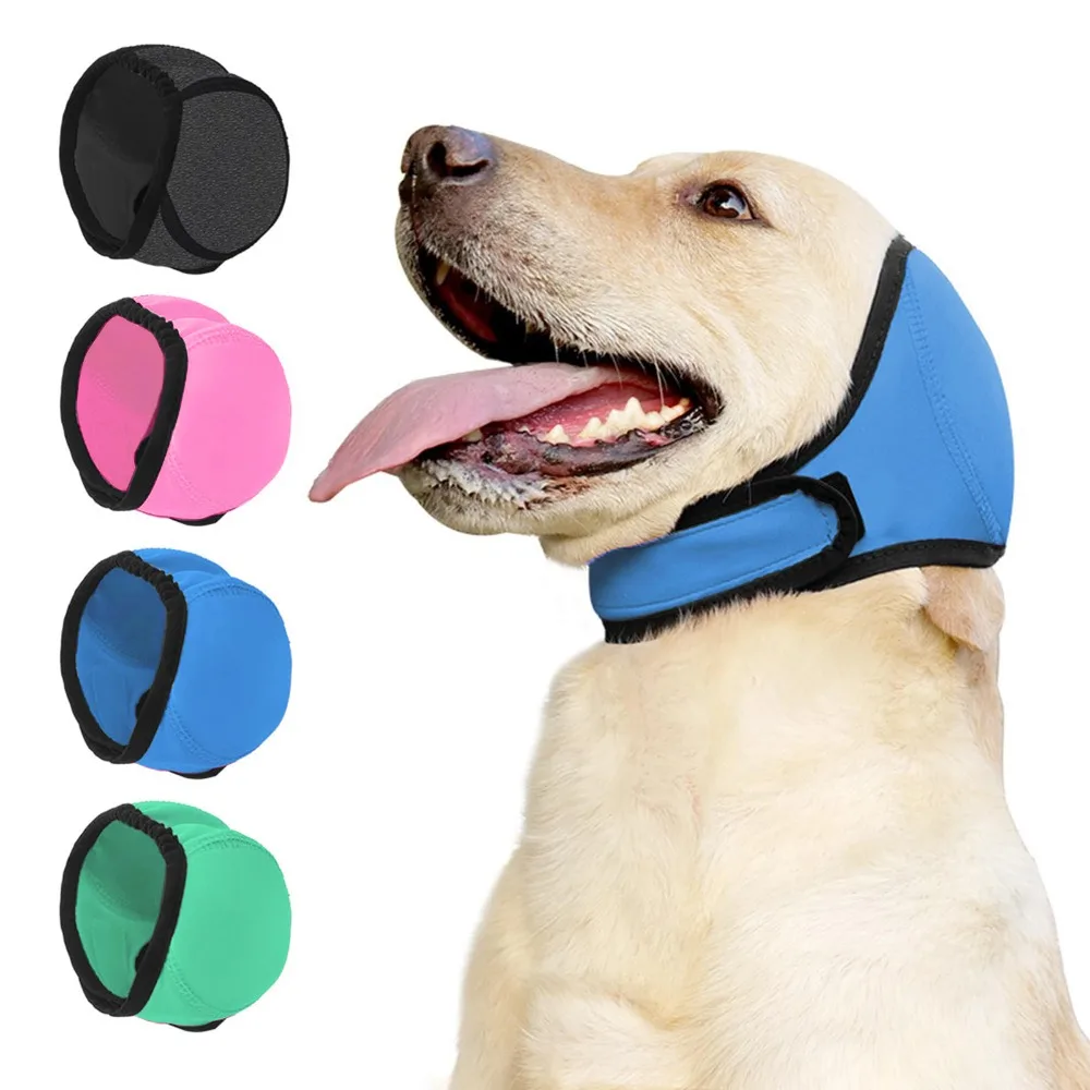 Lärmreduzierende Ohrenschützer für Hunde, Gehörschutz, wasserdicht, beruhigender Ohrenschützer für Hunde, stoßfest, verstellbare Ohrenschützer für Haustiere Image