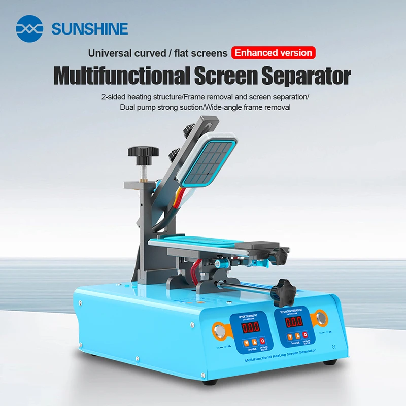 SUNSHINE S-918M Multifunktionale Thermo-Sieb-Trennmaschine, universelle Reparaturwerkzeuge für gebogene und flache Bildschirme Image