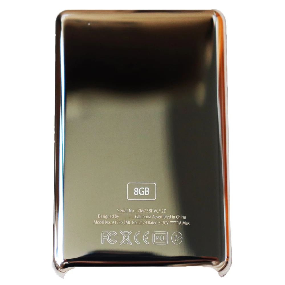 Ersatz-Gehäuseabdeckung aus Metallrückseite für iPod Nano 3. Generation, 4 GB, 8 GB, ohne Logo Image