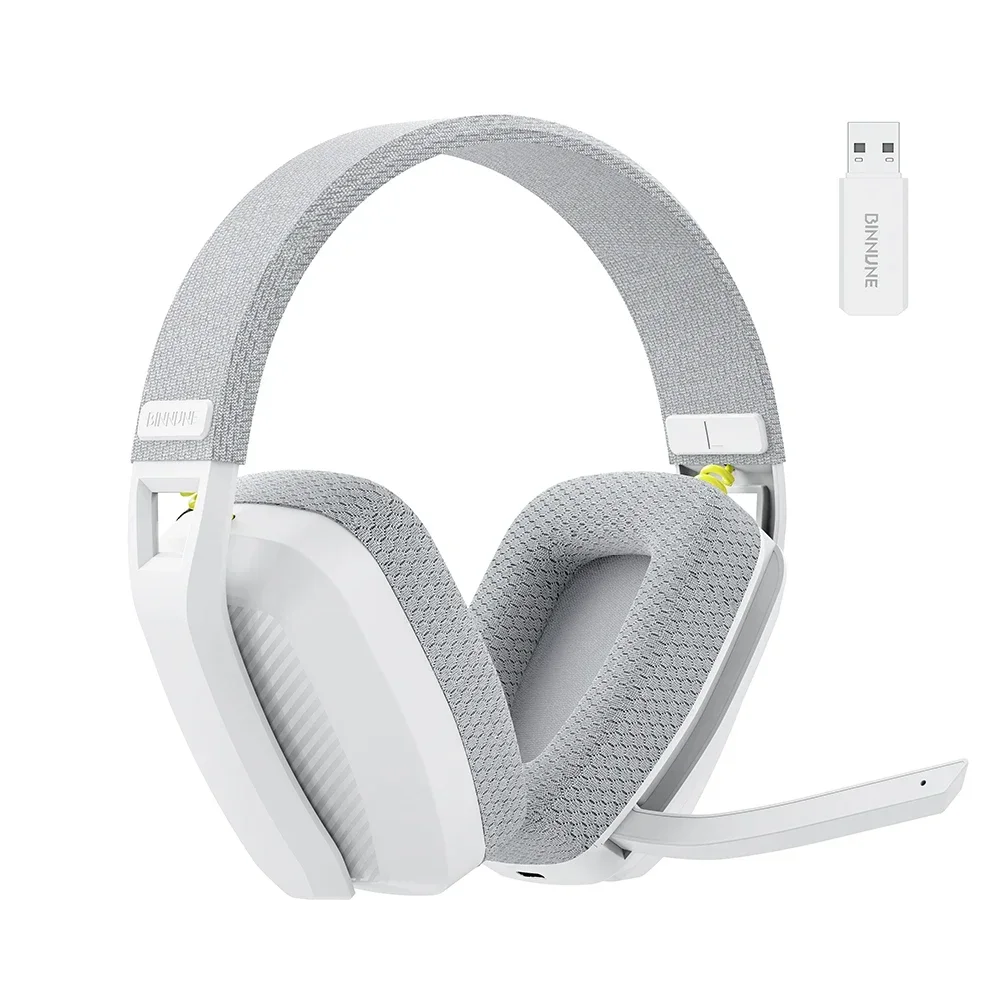 BINNUNE BW06 2,4 GHz Bluetooth-Gaming-Headset mit Mikrofon für PS5 PS4 PC Mac Playstation Wireless Gaming-Kopfhörer mit Mikrofon Image