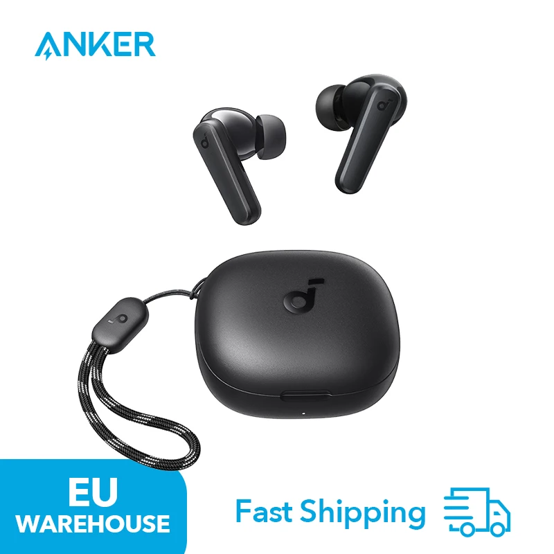 soundcore by Anker P20i Wireless Bluetooth Headphones In-Ear, 10 mm Driver, Bluetooth 5.3, Adjustable EQ, 30 Hours Playtime, IPX5 Waterproof,
