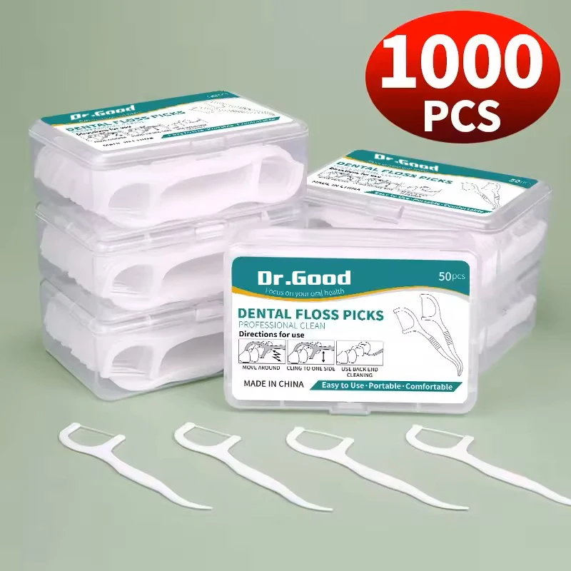 50/150/300/600/1000 Stück Zahnseide-Sticks Mundpflegeprodukte Image