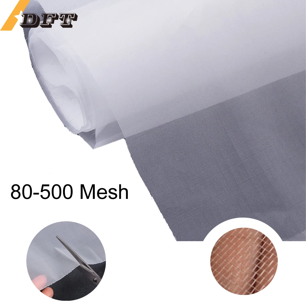 Nylon-Filternetz, 80–500 Mesh, Lebensmittelqualität, Küche, Öl, Lebensmittel, Wasserfilternetz, präzise Wein, Bierbrauen, Sieb, Bildschirmfenster Image