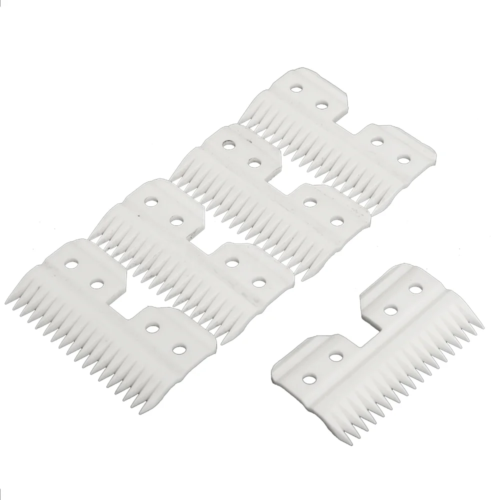 5 teile/los 18 Zähne Pet Clipper Keramik Moving Klinge Hund Pflege Klinge Elektrische Zubehör für Andis WahlKM10 Oster A5 Clippers Image