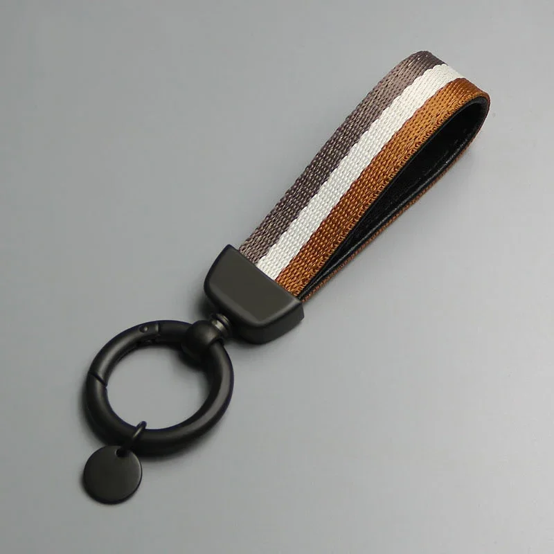 Luxus Lammfell Auto Schlüsselanhänger Hochwertig für Schlüsselanhänger Halter Kunstleder Alcantara Tasche Anhänger Charms Weihnachtsgeschenk Paar Image