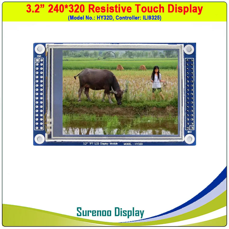 3,2 Zoll 240*320 3,5 Zoll 320*240 Resistives Touch-TFT-LCD-Modul Display-Bildschirm-Panel HY32D ILI9325 ILI9341 SSD2119 Controller für STM32 Image