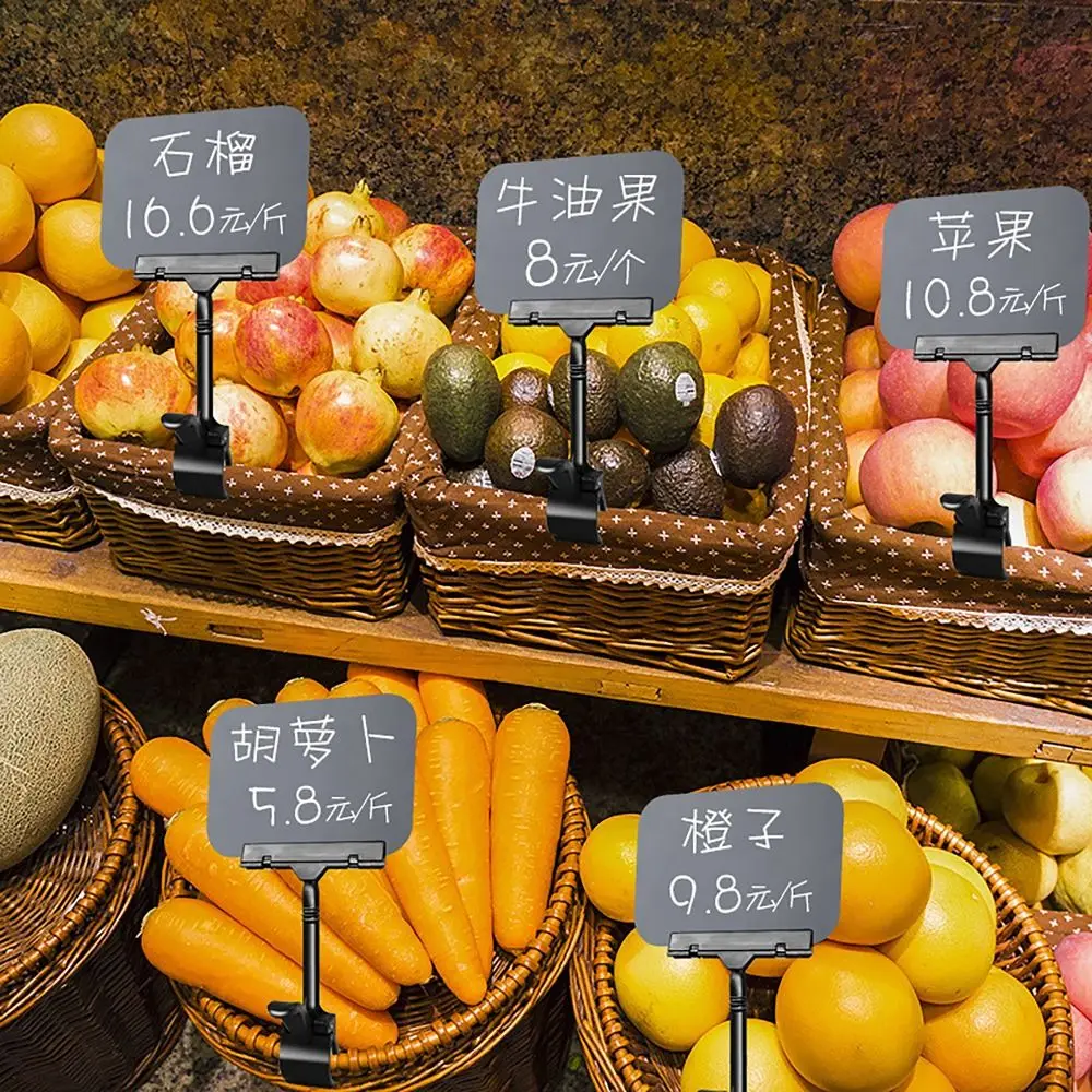 A4 a5 a6 Tafel Preis schild mit Clip lösch bar Preis schild Inhaber Werbung Display wasserdicht Lebensmittel Preis schild Image
