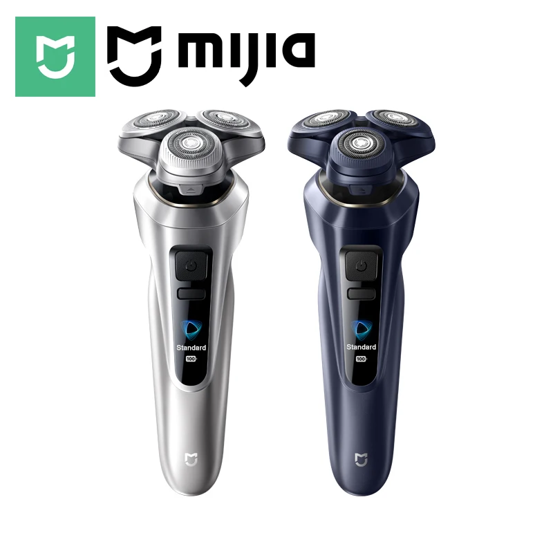 MIJIA Elektrorasierer Pro – 360 ° Schwimmender Rasierkopf, Doppelringverriegelung, Smartes Farbdisplay, IPX8 Nass- & Trockenfunktion, USB-C, Langlebiger Akku-Rasierer Image