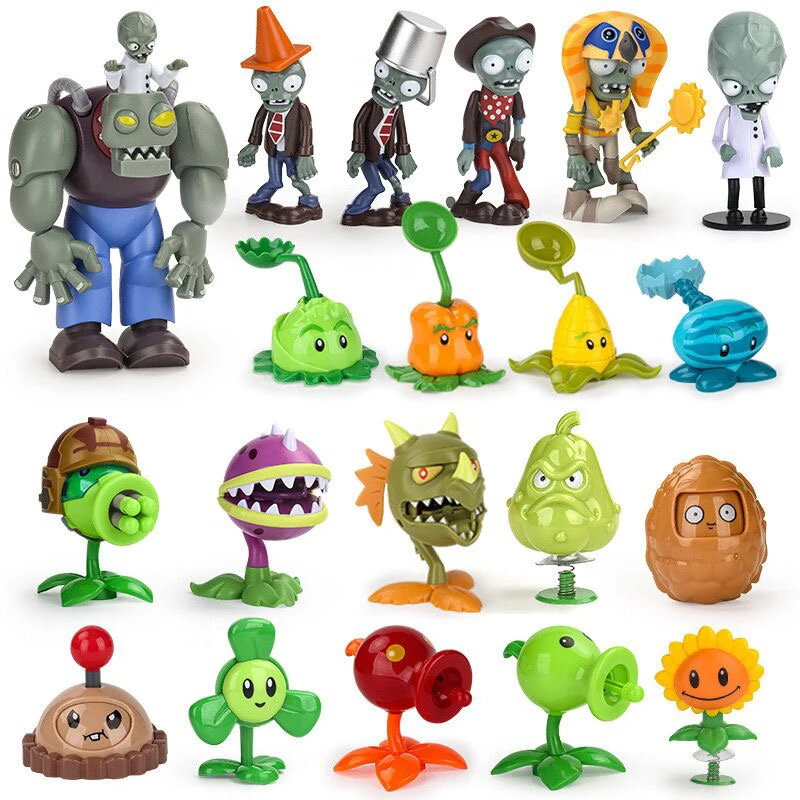 PLANTS VS ZOMBIES PVZ Pea Shooter Boss Actionfigur Modell Spielzeug Puppen Schießen Dave Allstar Spielzeug Kinder Geschenke für Jungen