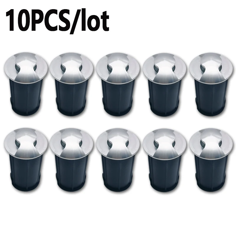10 Stück LED-Bodeneinbauleuchte 5W 3W COB Bodenlampe Außenbereich Bodenspot Landschaft Garten Platz Weg Eingebaute Gartenleuchte 110V220V 12V IP67