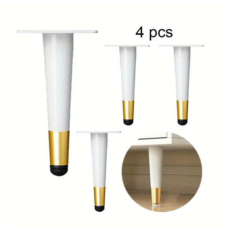 4 Stück Couchtisch-Stütze, Schreibtischstühle, Nachttische, DIY-Möbel, Metallbeine, verstellbare Möbel, Tischbeine für Sofa, TV-Schrank