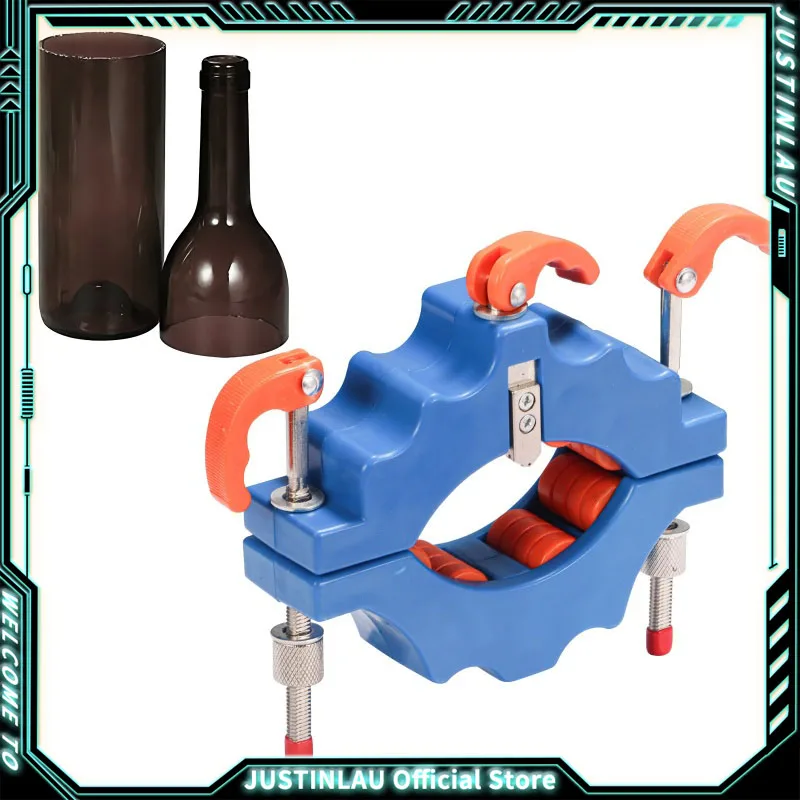 Glasschneider für 1,26 ~ 3,7 Zoll Glasflaschenschneider DIY Werkzeuge Wein Bierschneider Wein Champagner Skulptur Glasrohrschneidemaschine Image