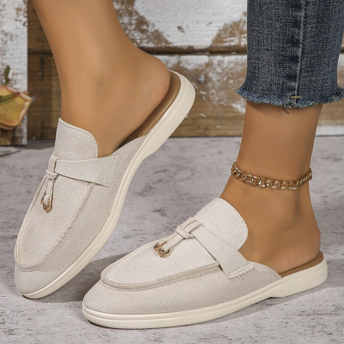 2024 neue Damen Turnschuhe flache Freizeit schuhe Slipper auf Damen Slipper plus Größe 42 vulkan isierte Schuhe Walking Sneaker Damen Hausschuhe