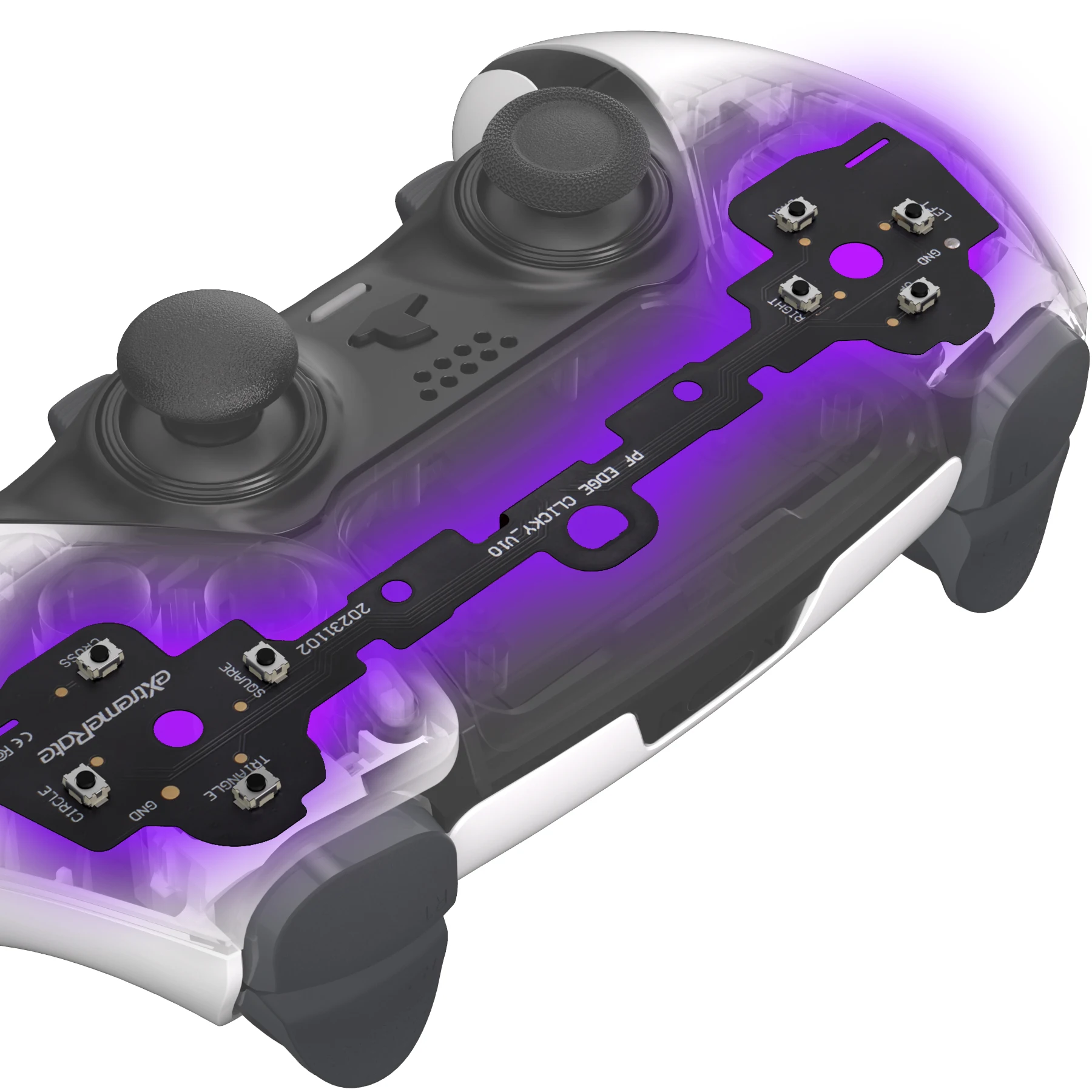 eXtremeRate Face Buttons Clicky Kit für PS5 Edge Controller, Custom Tactile Dpad Action Buttons Mouse Click Kit Image