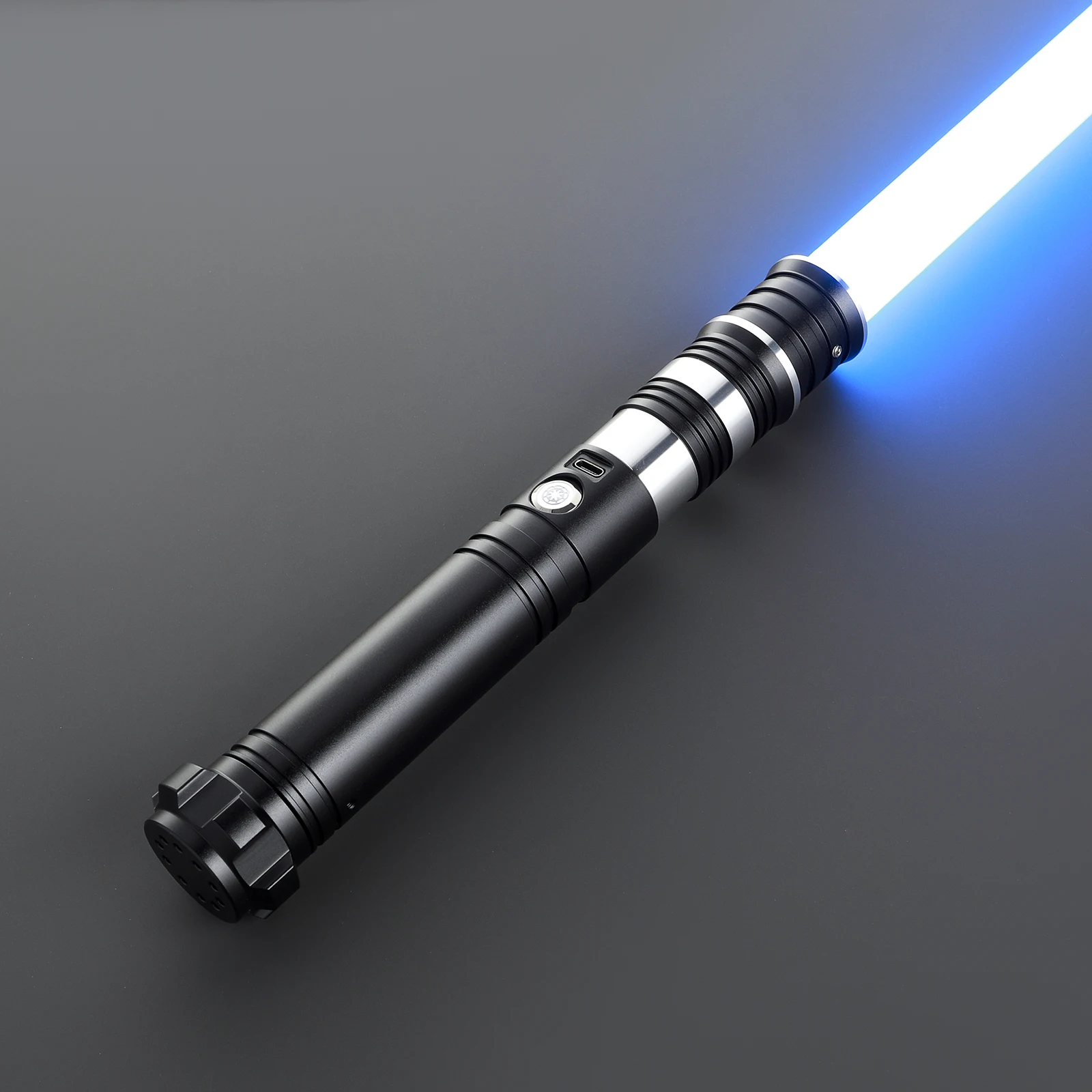 DamienSaber Xeno3.0 Pixel Lichtschwert Sensitive Smooth Swing Light Sabre Force Heavy Dueling Blade Metallgriff mit 34 Sound Fonts Image