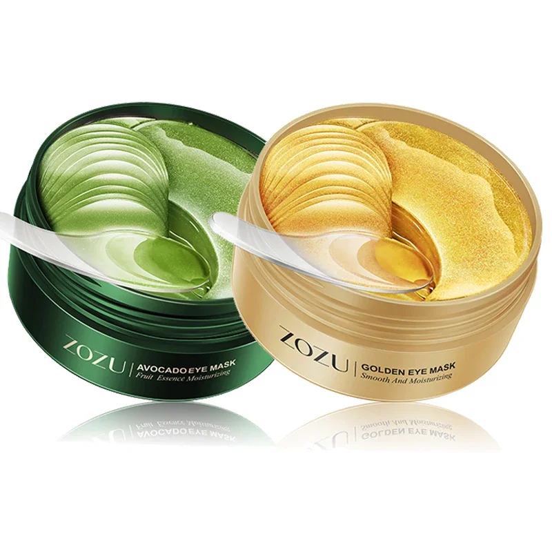 120 stücke Avocado Goldene Kollagen Augen Maske Anti Augenringe Augen Taschen Feuchtigkeitsspendende Anti Falten Augenklappen Hautpflege Produkte Image