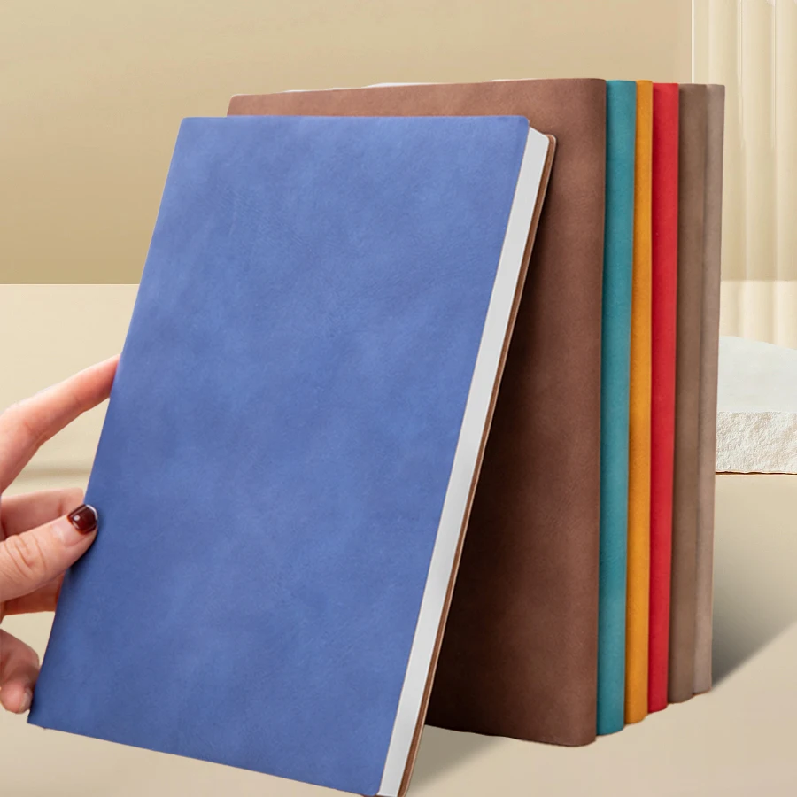 A5 mehrfarbiges großes, beliebtes großes Business-Büro-Notizbuch aus Retro-Schaffell, postgraduierte Eingangsprüfung Image