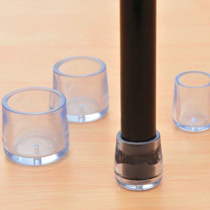 4 Stück Gummi Möbel Stuhl Tisch matte Silikon Anti-Kratz-Schutzkappe Tisch Ferrule Füße Bein kappe Bodenschutz Heim werkzeuge