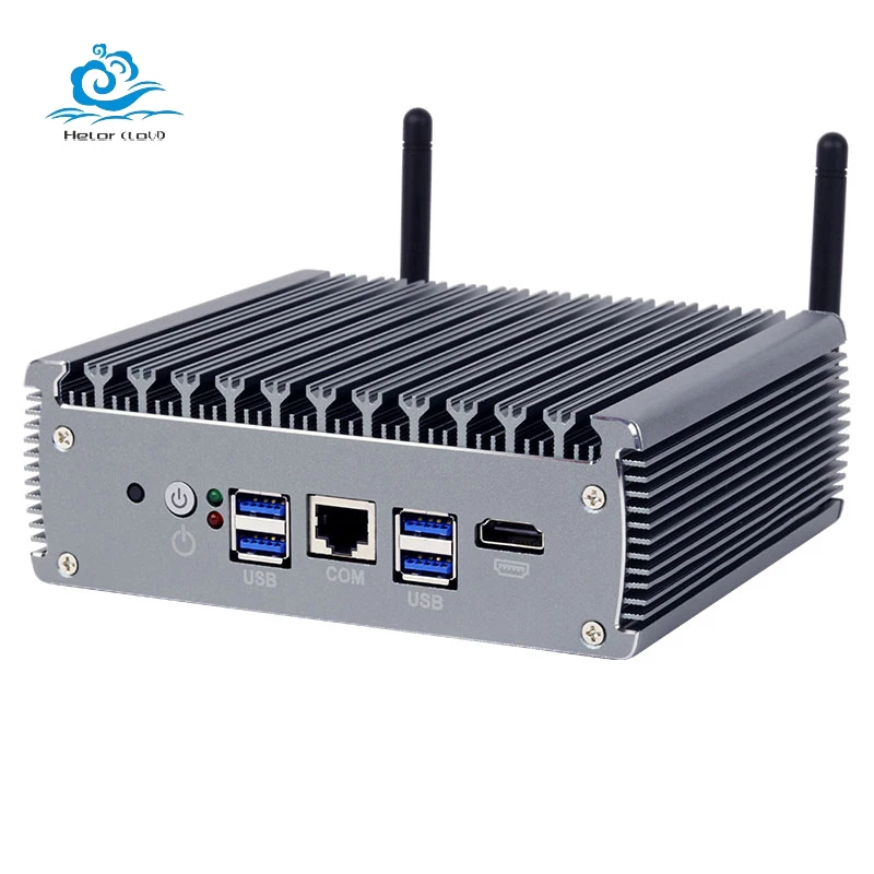 Industrieller Mini-PC mit I7-1165G7-Prozessor Dual DDR4 mit 6xi225 LAN 4xUSB3.11xHDMI, unterstützt Windows10 LINUX Lüfterloser Computer