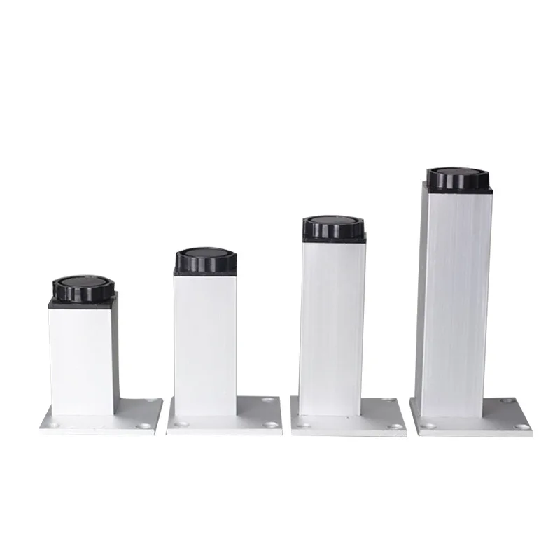 4 Teile/satz 6-40 cm Aluminium Metall Möbel Beine Schrank Füße Tisch Einstellbare Dreieck Basis mit Schrauben Für tisch Sofa Bett Schrank