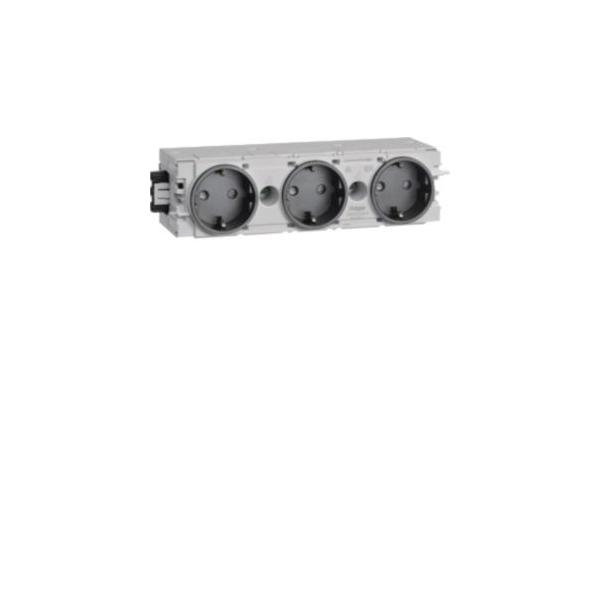 Tehalit Steckdose 3-fach gs GS3000 gsw GS30009011 Image