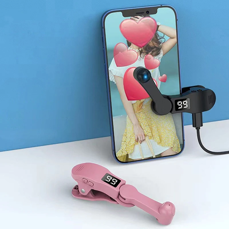 Automatischer Bildschirm-Klicker für Smartphone-Apps, Video-Livestreaming-Gadget, USB-Simulator, Smartphone-Spiel-Bildschirm-Touchstativ-Tapper