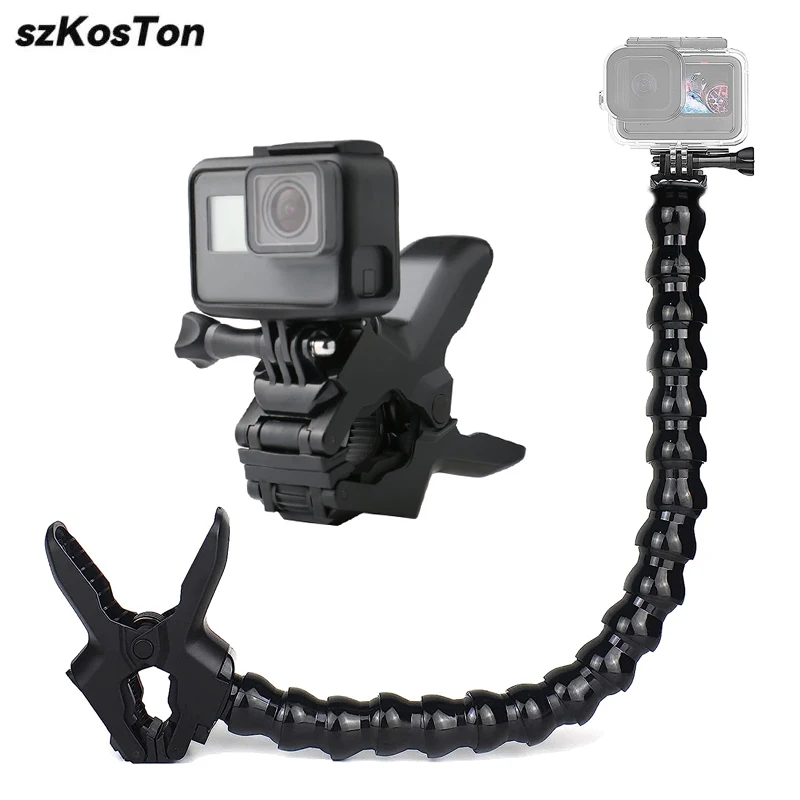 Flex-Klemm-Armhalterung mit verstellbarem Schwanenhals, flexibler Clip-Halterung für GoPro Hero 13 12 11 10 9 8 DJI Action 6 5 Pro 4 Image