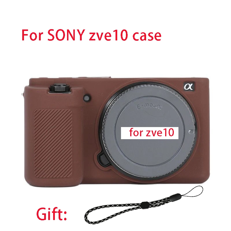 Silikon-Kameratasche geeignet für Sony ZVE10 Schutzhülle Softshell stoßfest kratzfest. Image