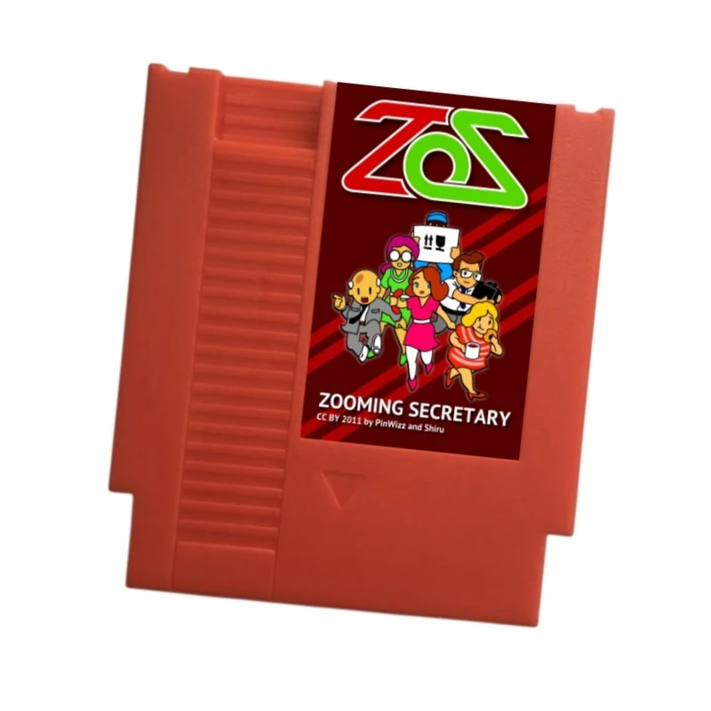 Zoom-Sekretär-Spielkassette für FC / NES-Konsole, 60 Pins / 72 Pins Videospielkarte Image