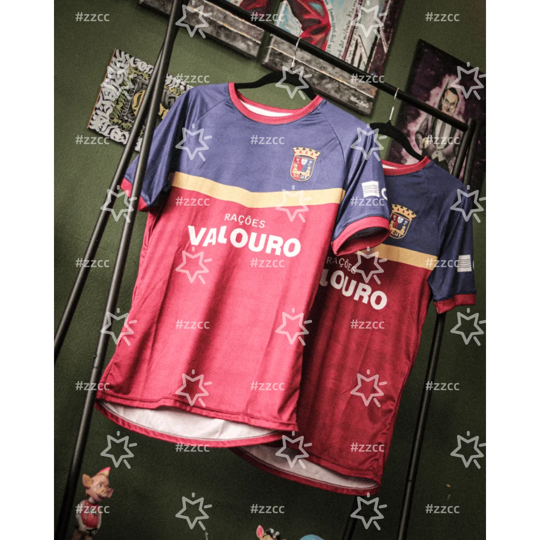 Maillot de football domicile SCU Torreense 25-26, ensemble d'entraînement, T-shirt homme séchage rapide, vêtements enfant, T-shirt femme Y2K, collection été ﻿