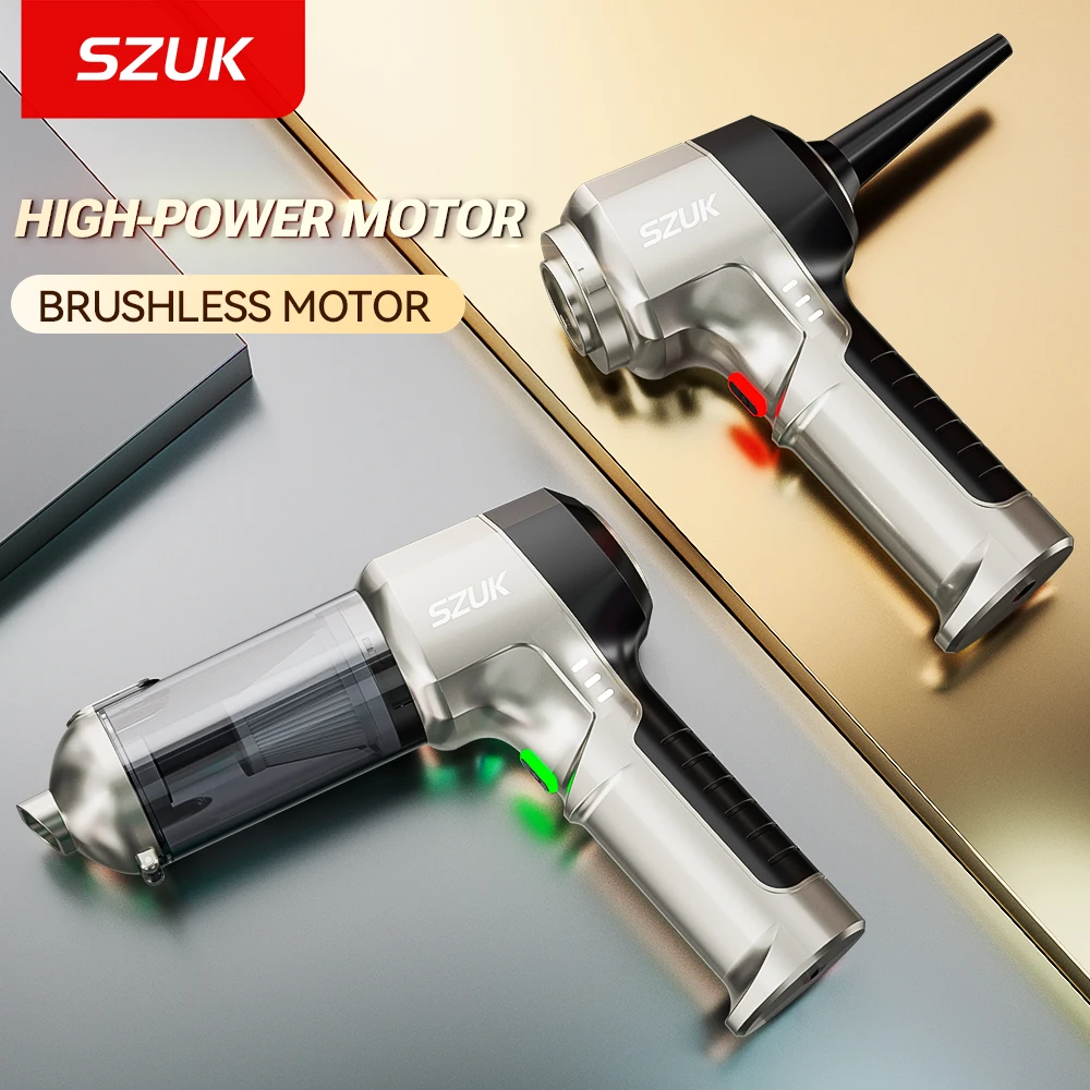 Aspirateur de voiture SZUK New C017Max, aspiration puissante, sans fil, portable, mini aspirateur, machine de nettoyage aspirateurs sans fil aspirateur pour voiture aspirateur maison aspirateur sans