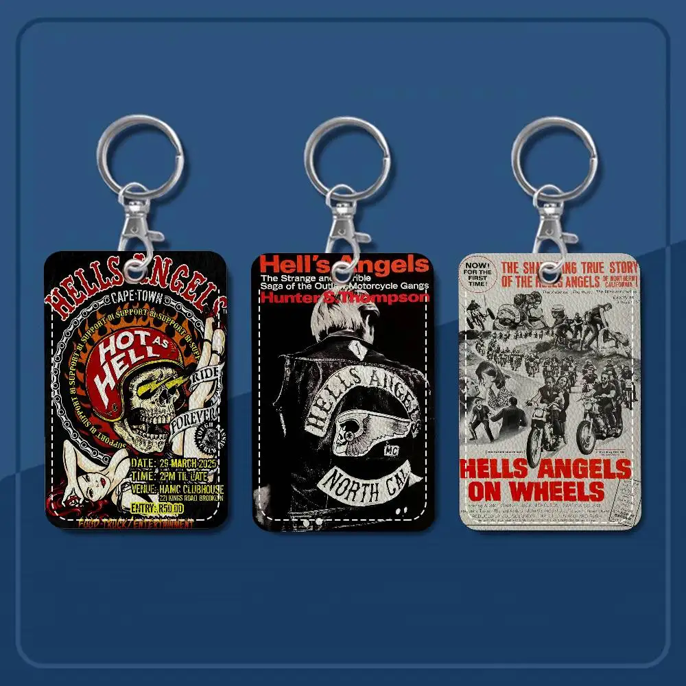 Porte-cartes rectangulaire H-Hells A-Angels Moto Cool, porte-badge, porte-carte de crédit, porte-carte d