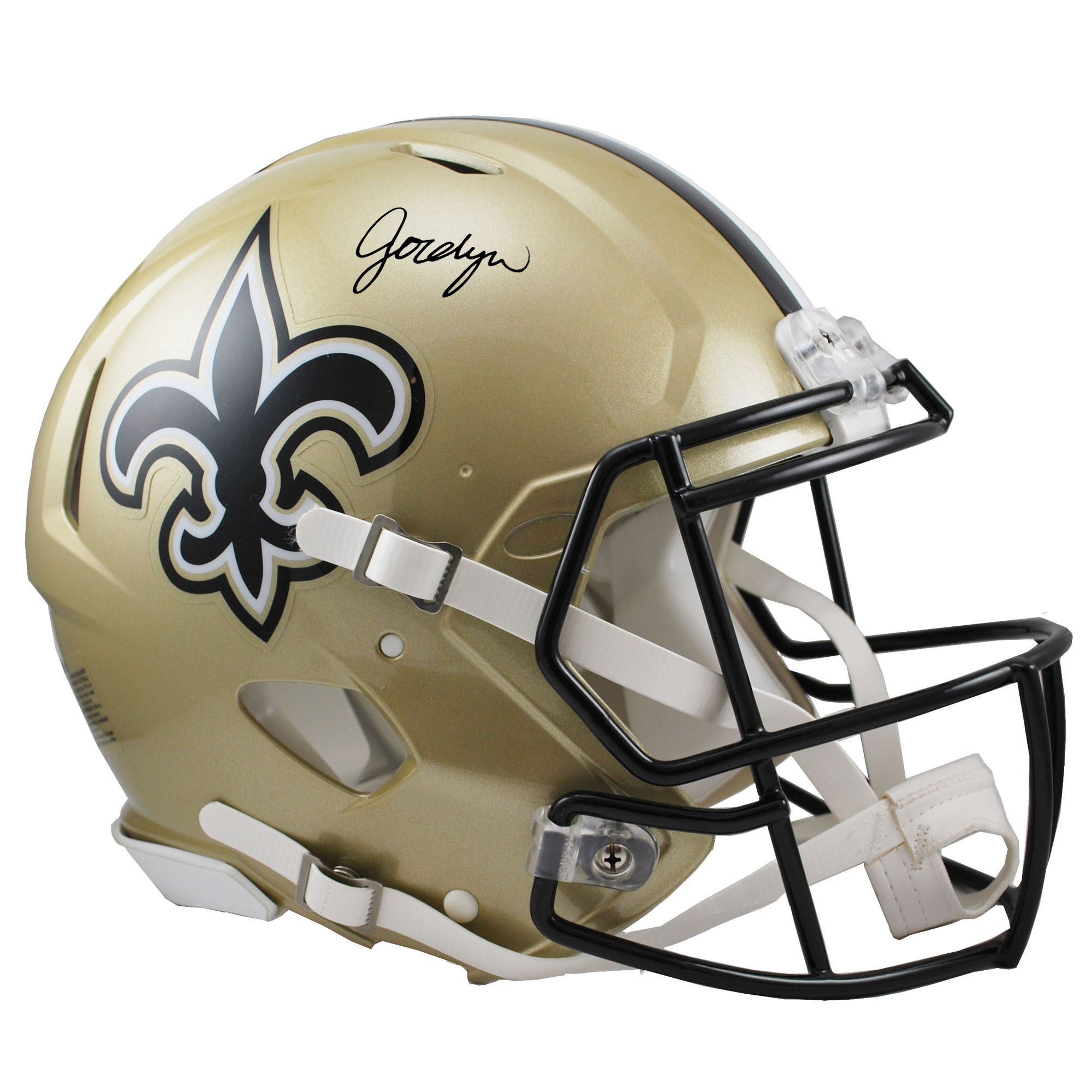 "Jordyn Tyson New Orleans Saints signierter Riddell Speed ​​Authentic Helm" Image