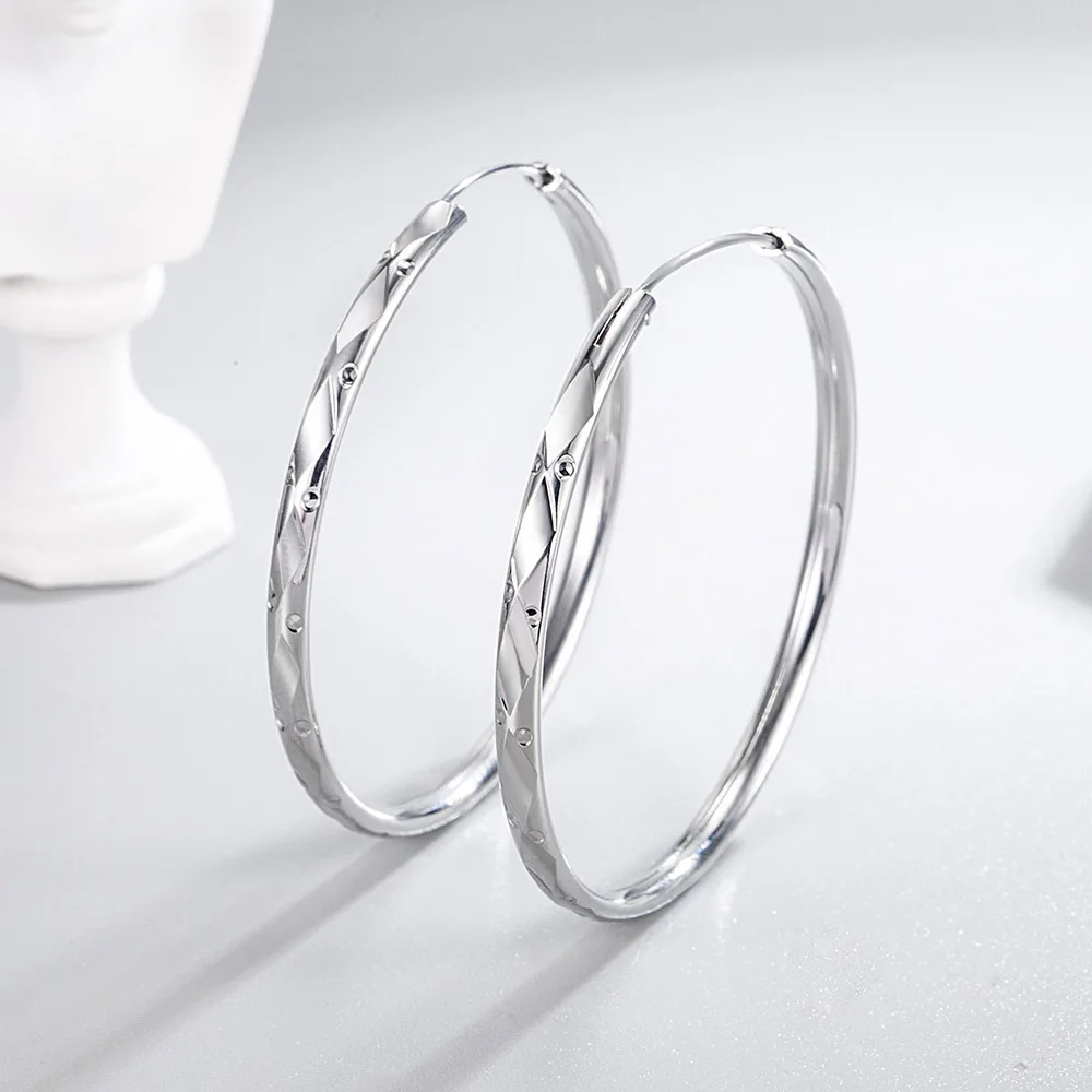 925 Sterling Silber Zweigförmige Diamant-Ohrringe für Damen Hochzeit Party Mode Charm Schmuck Image