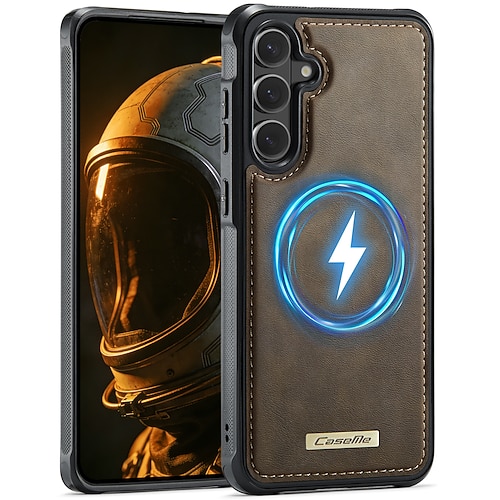 Handy Hülle Handyhüllen Für Samsung Galaxy S26 S25 Edge S25 FE S24 FE S23 FE S22 Plus Ultra Magnetische Adsorption Magnetisch TPU PU-Leder Image