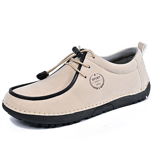 Leichte, bequeme Mokassin-Schnürschuhe für Herren im klassischen, lässigen Stil – ideal für Alltag, Reisen, Autofahren und Freizeit. Image