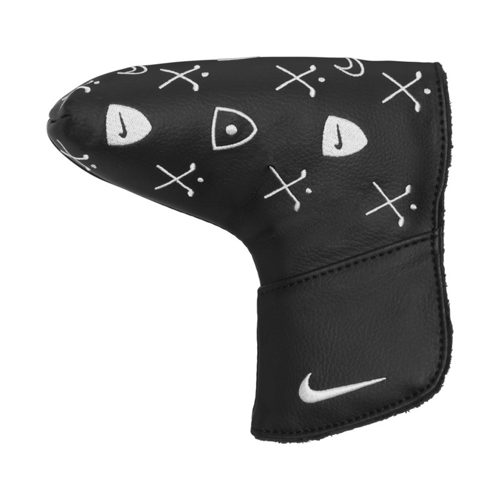 Nike - "Tour Blade" Kopfabdeckung für Putter (Schwarz/Weiß)