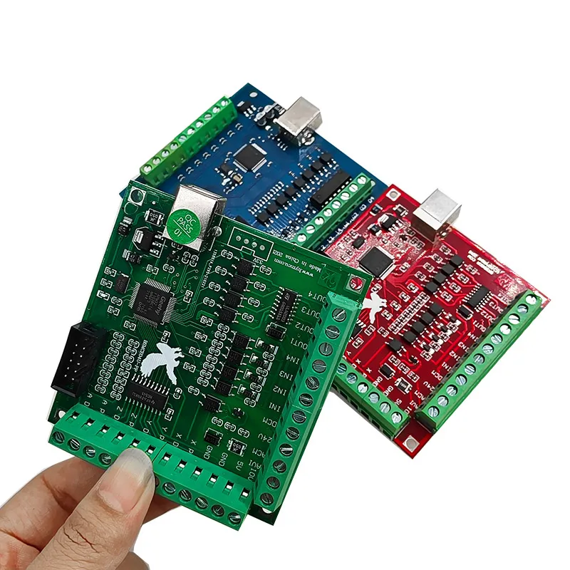 2 schede driver motore CNC USB MACH3 100Khz, scheda breakout controller di movimento a 4 assi per macchine CNC