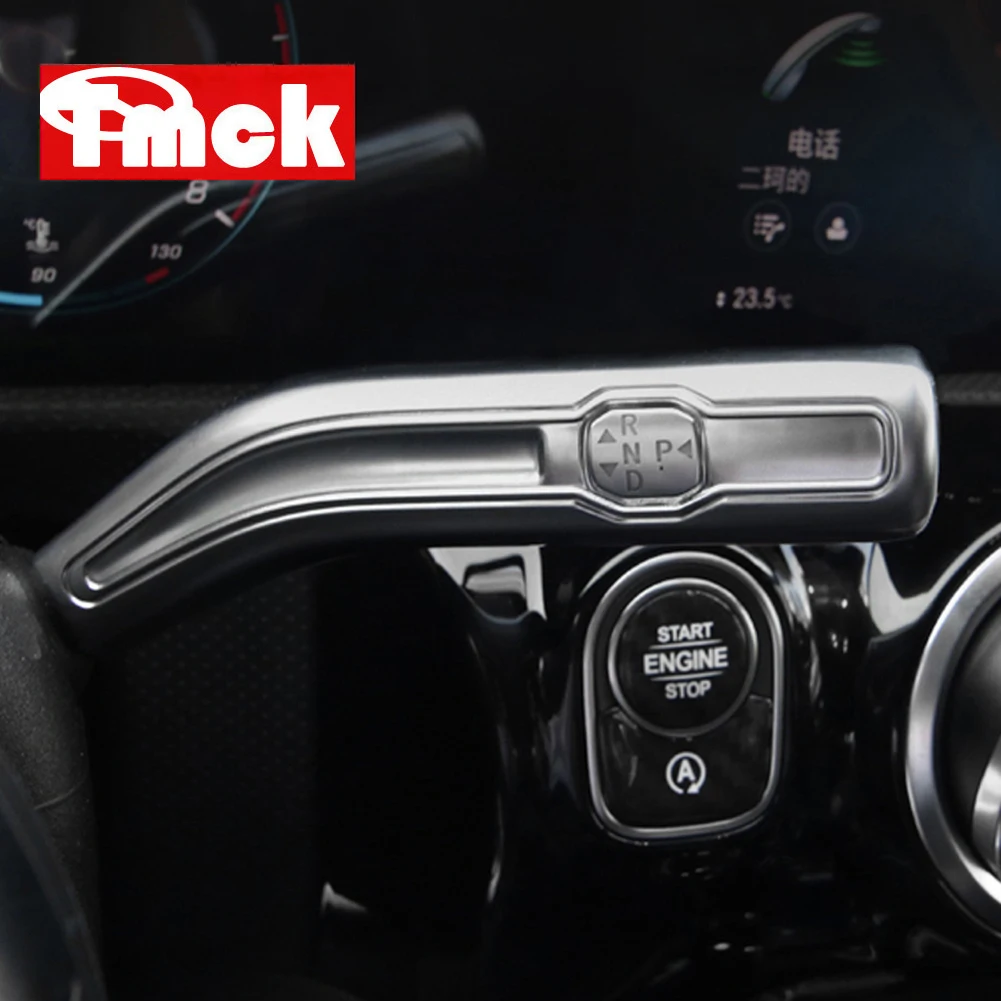 Auto Leva Del Cambio Tergicristallo Asta Trim Copertura Per Mercedes Benz AMG AB CLA GLE GLS GLB GLA Classe W177 W247 C118 W118 W167 X167 X247 H247