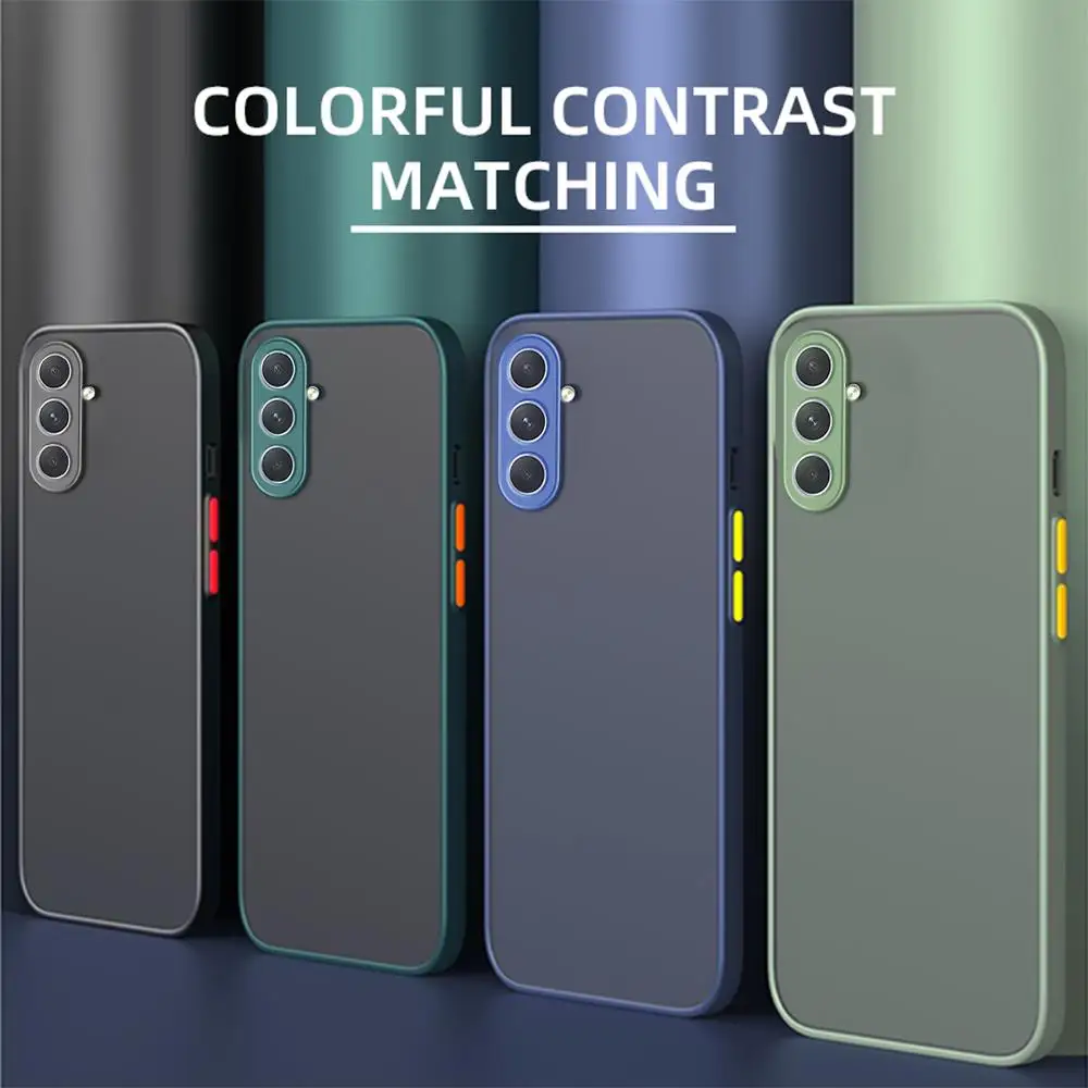 For Samsung Galaxy A16 Case Samsung Galaxy A16 A26 A36 A56 4G 5G Cover Luxury Matte Armor Bumper Case Samsung Galaxy A16