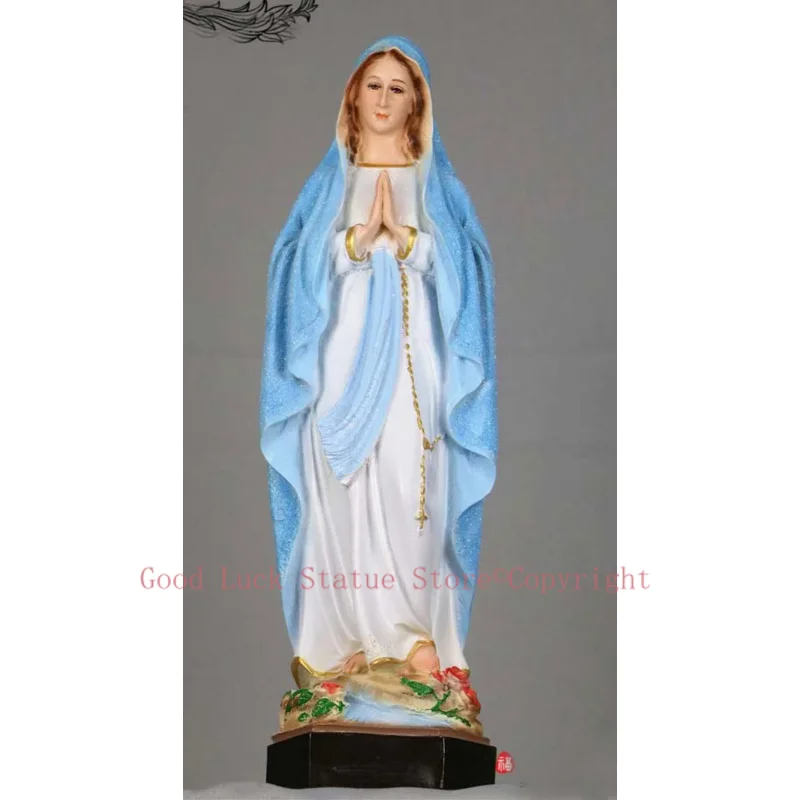 Offerta speciale 40 CENTIMETRI di altezza # CASA Chiesa Cattolicesimo TOP Ornamento Religioso Cristianesimo Nostra Signora a Lourdes Madonna santa statua