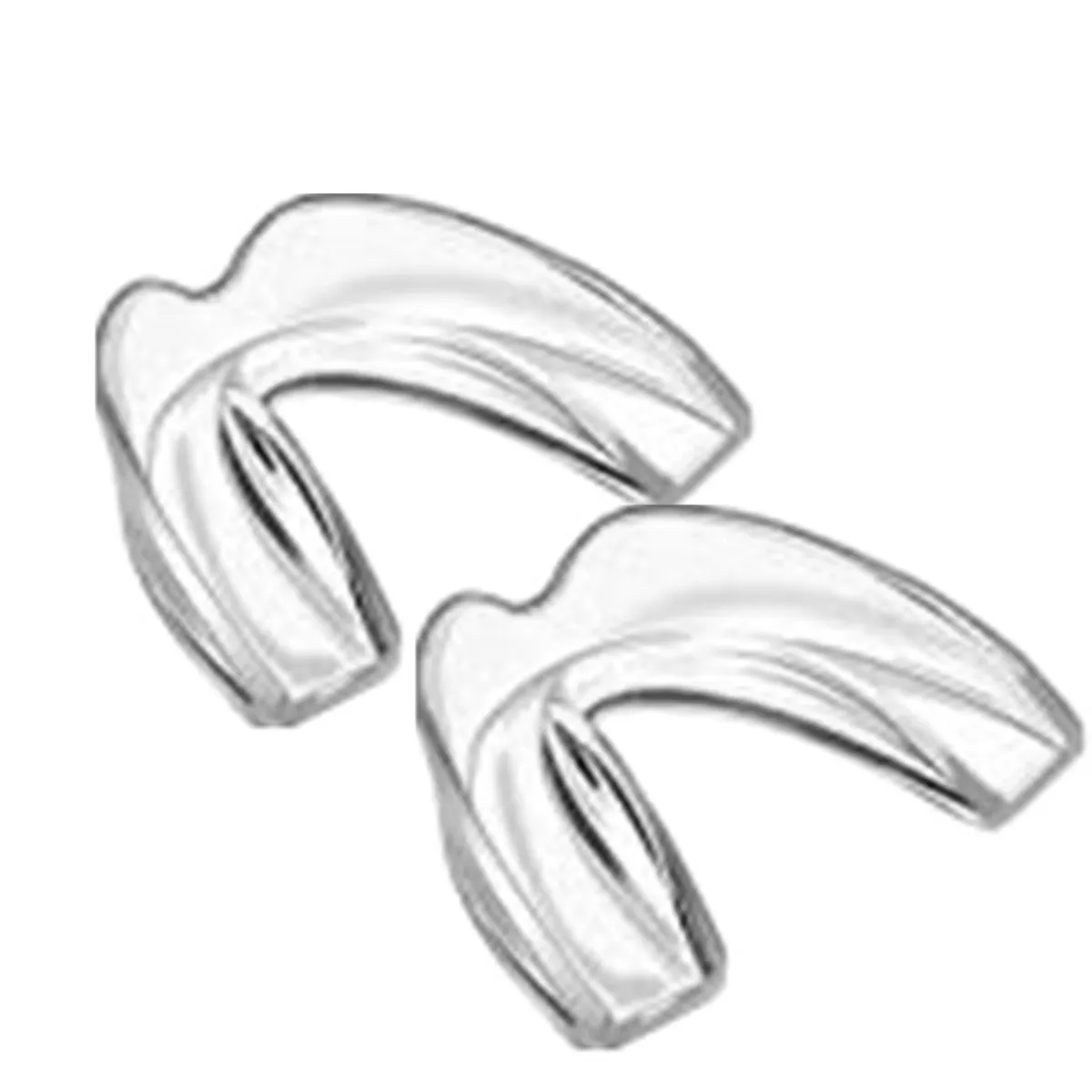 2 Dental Oral Hygiene Angepasst Formbare Mund Nacht Schutz für Zähne Schleifen Bruxismus Sport Sportlich Bleaching Tablett Hosenträger Image