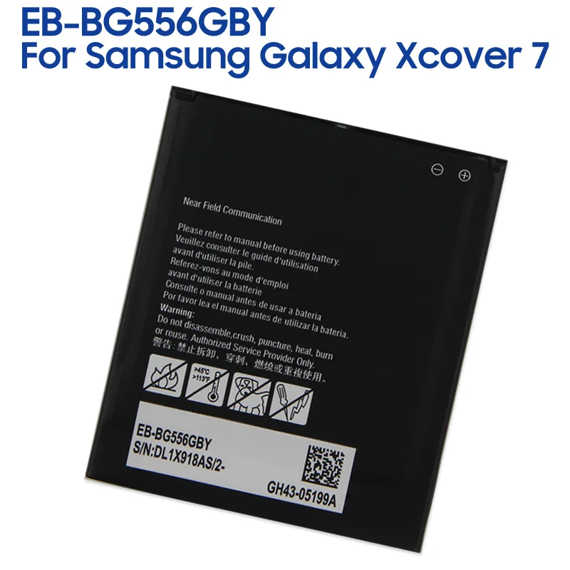 NEUER Ersatzakku EB-BG556GBY für Samsung Galaxy Samsung Galaxy Xcover 7 XCover7 G556B G556BU1 G556B/DS 4050 mAh Image