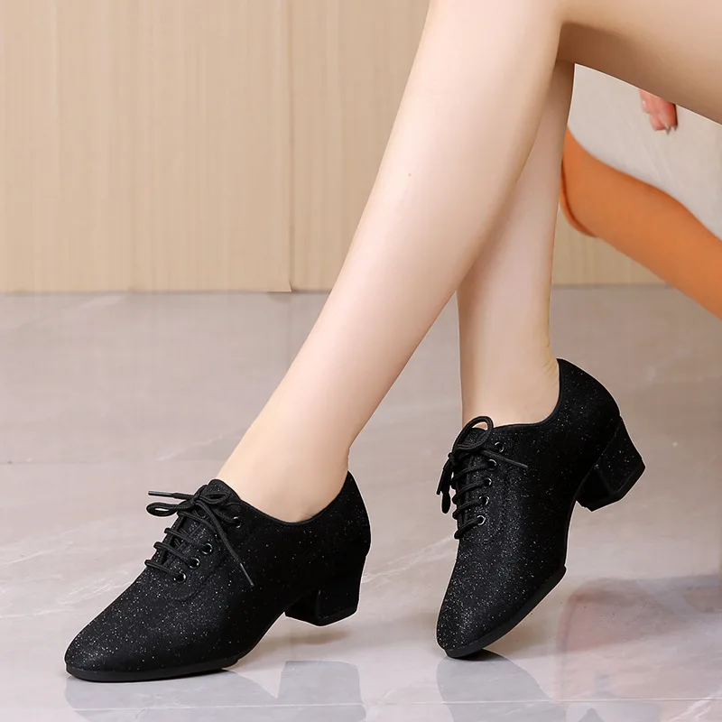Neue Latin Dance Schuhe Salsa Tango Party High Heel frauen Schuhe Mädchen Training Schuhe Turnschuhe Lehrer Tanz schuhe