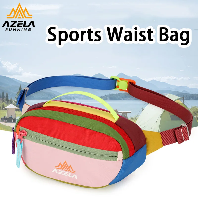 Unisex Outdoor Laufen Taille Tasche Casual Sport Umhängetasche Große Kapazität Oxford Radfahren Brust Tasche Leichte Wandern Taille Ba