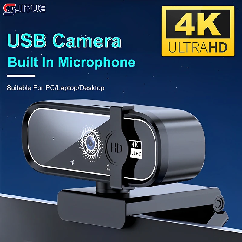 4K HD Mini Webcam mit Mikrofon 2K Full HD Webcam 30fps Autofokus USB Web Cam für Autofokus PC Laptop Videoaufnahmekamera Image