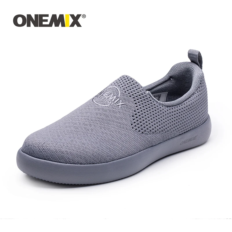 ONEMIX Damen-Sneaker, atmungsaktives Mesh, Herren-Straßenschuhe, leichte Büro-Slip-On-Sneaker für Outdoor-Walking-Schuhe Image