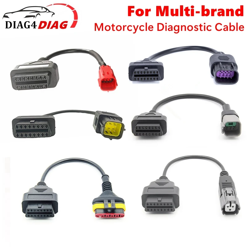 Motorrad Diagnose kabel Motorrad Diagnose kabel für Honda 4pin für Yahama für Mehr marken obd 2 Verlängerung kabel Image